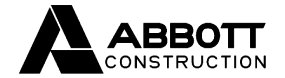 Abbott Construction company logo